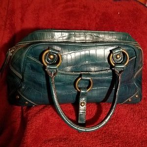 Vintage Nine West Faux Crocodile Purse